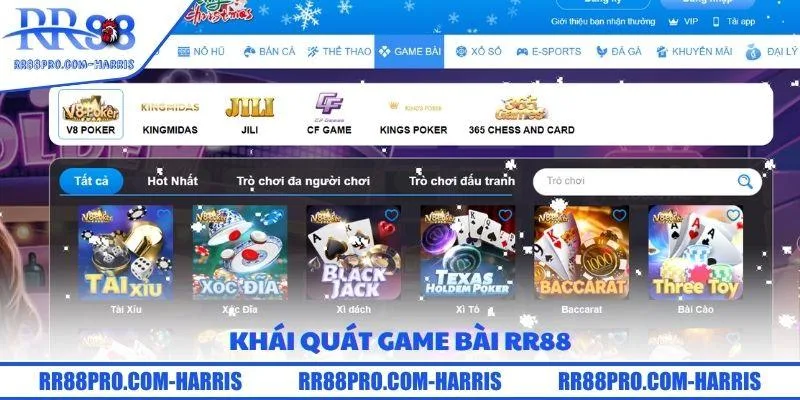 Game Bài RR88 Trải Nghiệm Top Trò Chơi Kinh Điển 2024 1 Khái quát Game Bài RR88